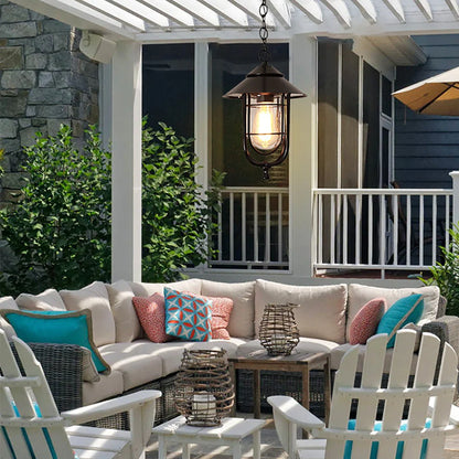 Bave Nautical Cage Outdoor Pendant Light | Celestre