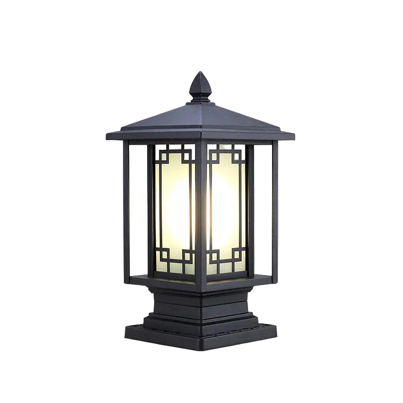 Sexin Rectangular Lantern Pillar Light | Celestre