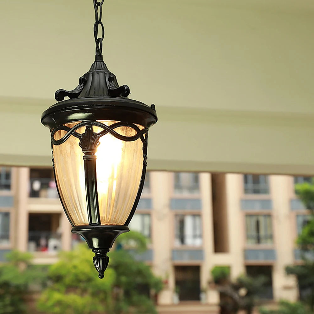 Peri Acorn Style Outdoor Pendant Light | Celestre