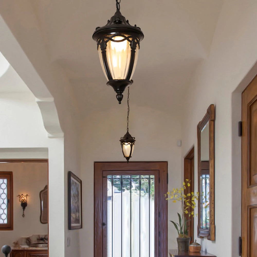 Peri Acorn Style Outdoor Pendant Light | Celestre