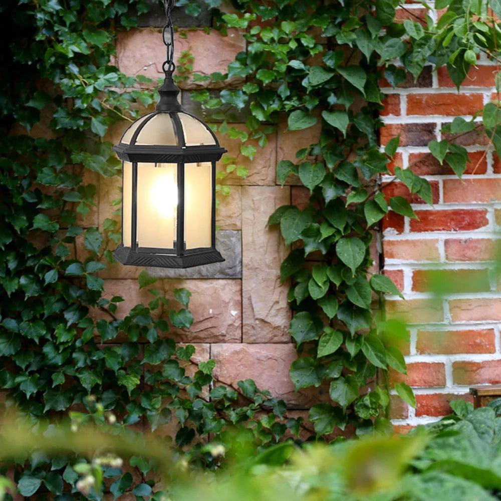 Lire Hexagonal Domed Outdoor Pendant Light | Celestre
