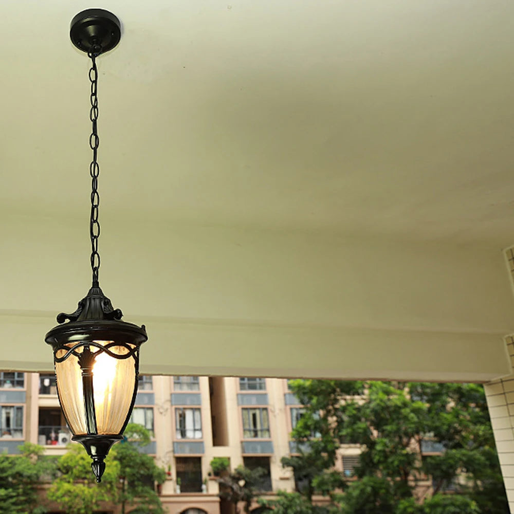 Peri Acorn Style Outdoor Pendant Light | Celestre