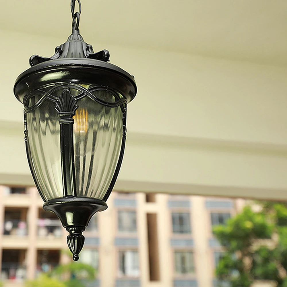 Peri Acorn Style Outdoor Pendant Light | Celestre