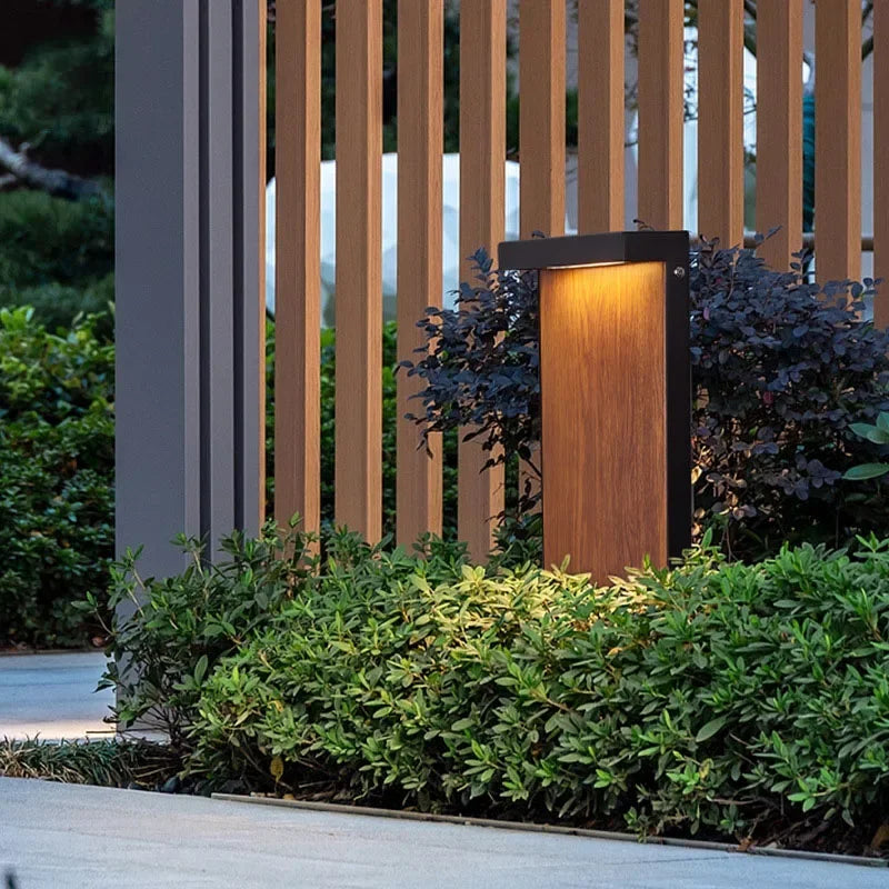 Aqil Rectangular LED Bollard Light | Celestre