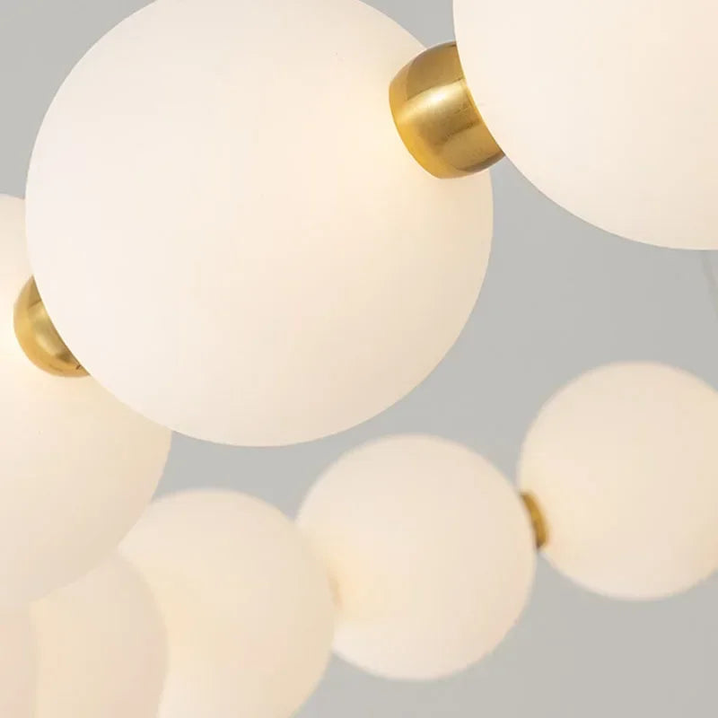 Hera Pearl Necklace Ring Chandelier | Celestre