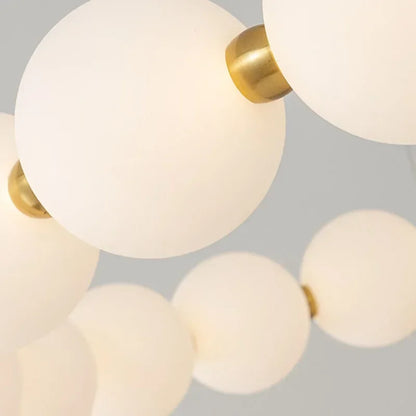 Hera Pearl Necklace Ring Chandelier | Celestre