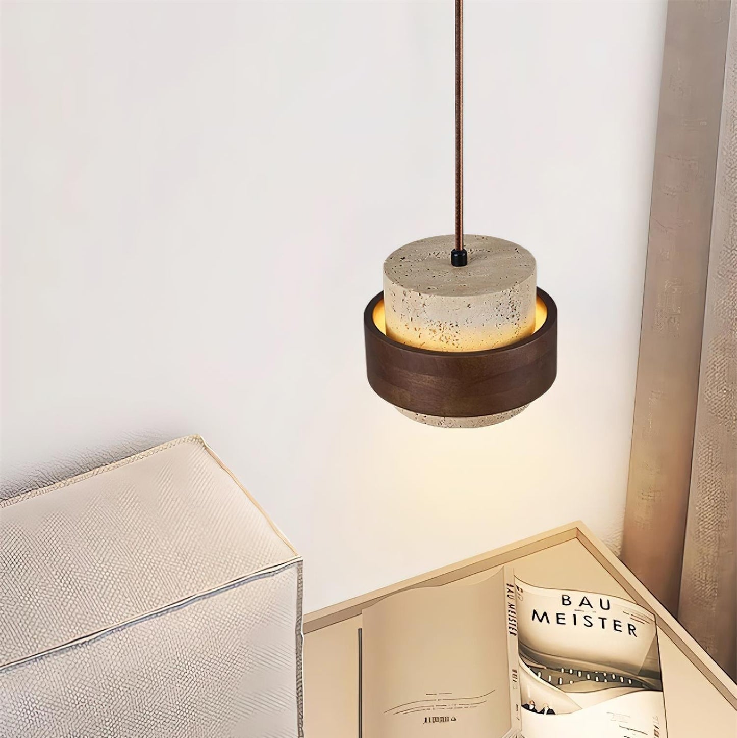 Velora Travertine Pendant Light | Celestre