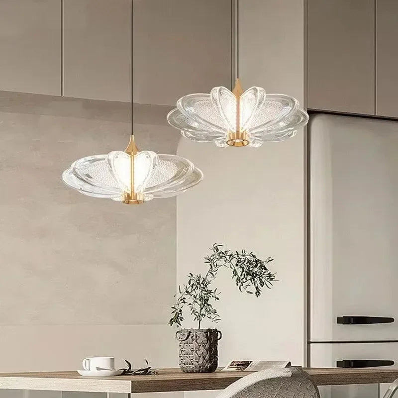 Bexo Petal Pendant Light Transparent | Celestre