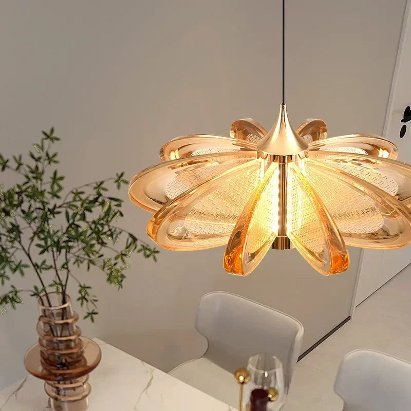 Bexo Petal Pendant Light Brown | Celestre