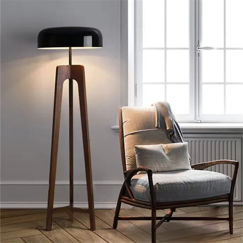 Mery Trestle Floor Lamp Walnut | Celestre
