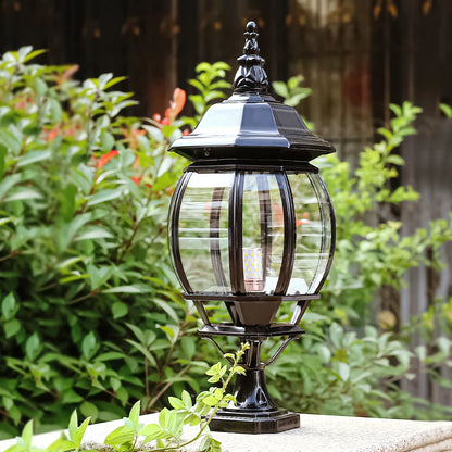 Myno Lantern Globe Pillar Light | Celestre