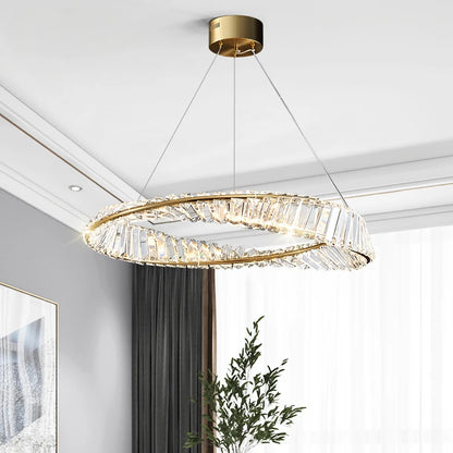 Orel Round Halo Chandelier D 60 cm | Celestre