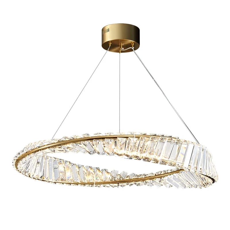 Orel Round Halo Chandelier | Celestre