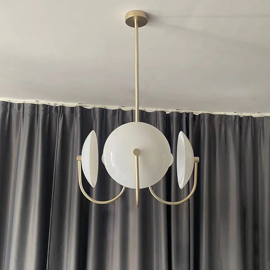 Kova Opal Globe Pendant Light Gold-White | Celestre