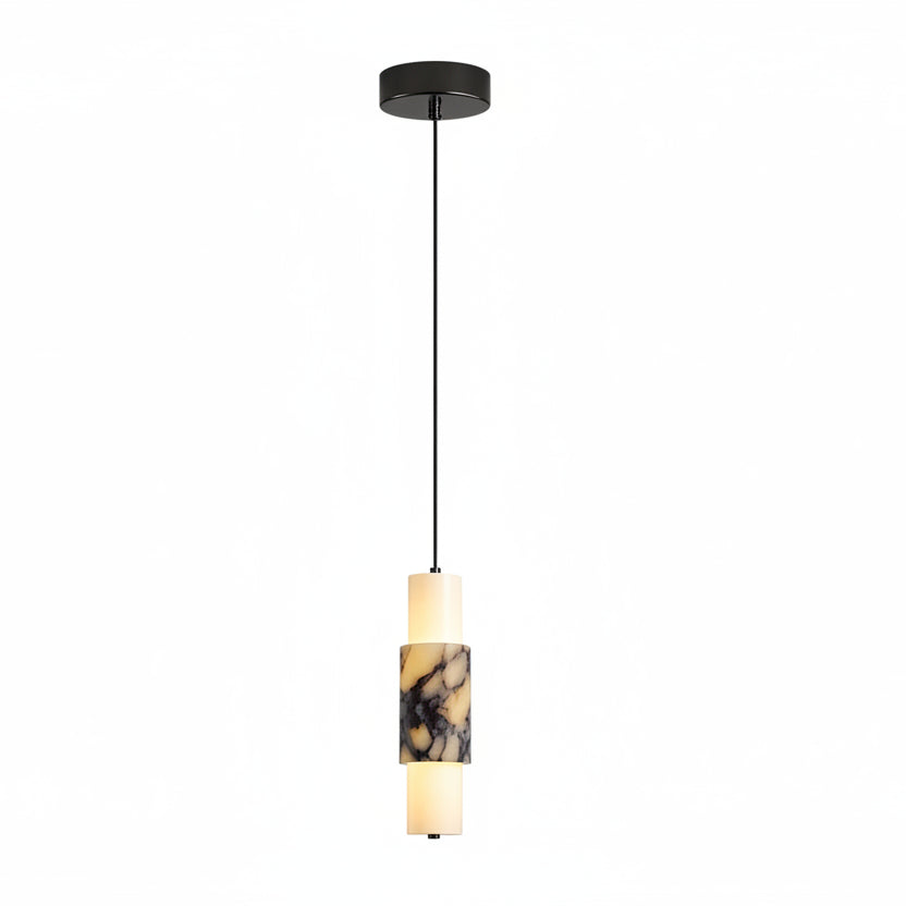 Jiri Tubular Marble Pendant Light | Celestre