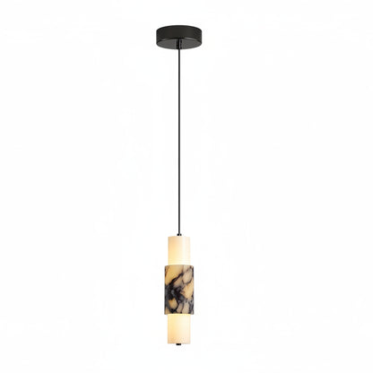 Jiri Tubular Marble Pendant Light | Celestre