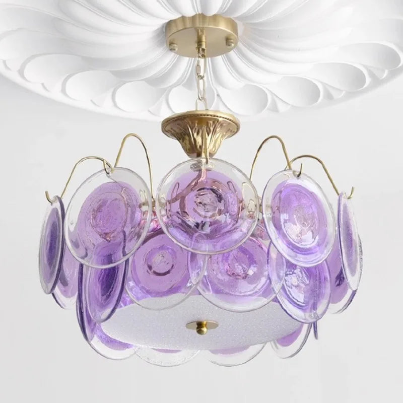 Elsa Murano Glass Disc Chandelier | Celestre