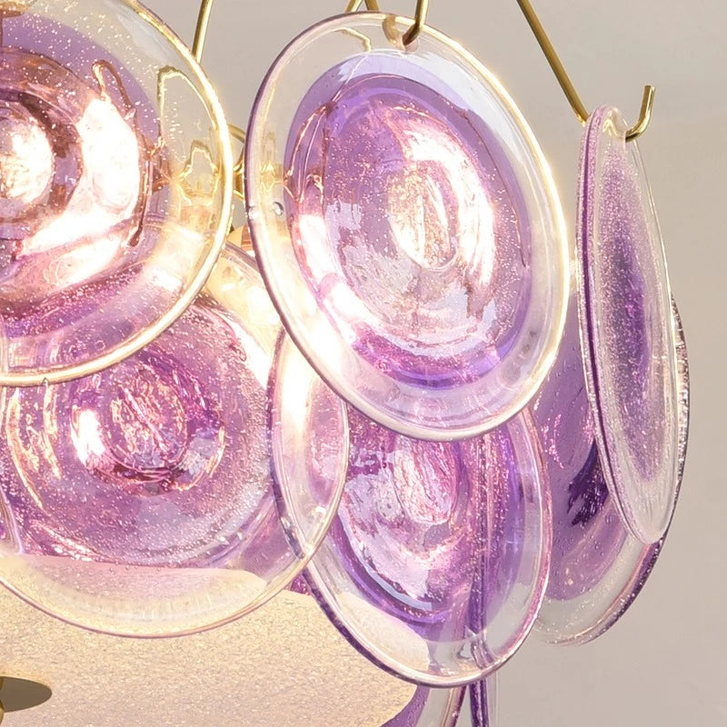 Elsa Murano Glass Disc Chandelier | Celestre