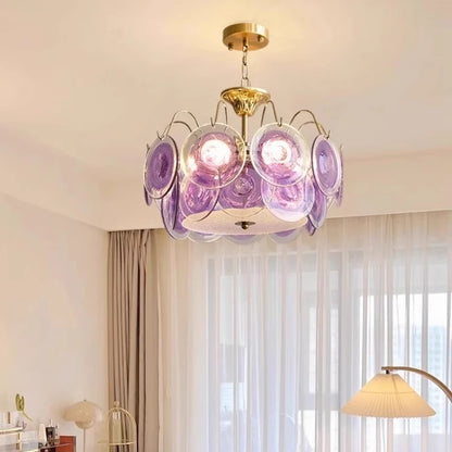 Elsa Murano Glass Disc Chandelier | Celestre