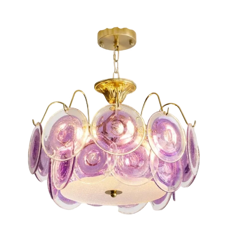 Elsa Murano Glass Disc Chandelier | Celestre