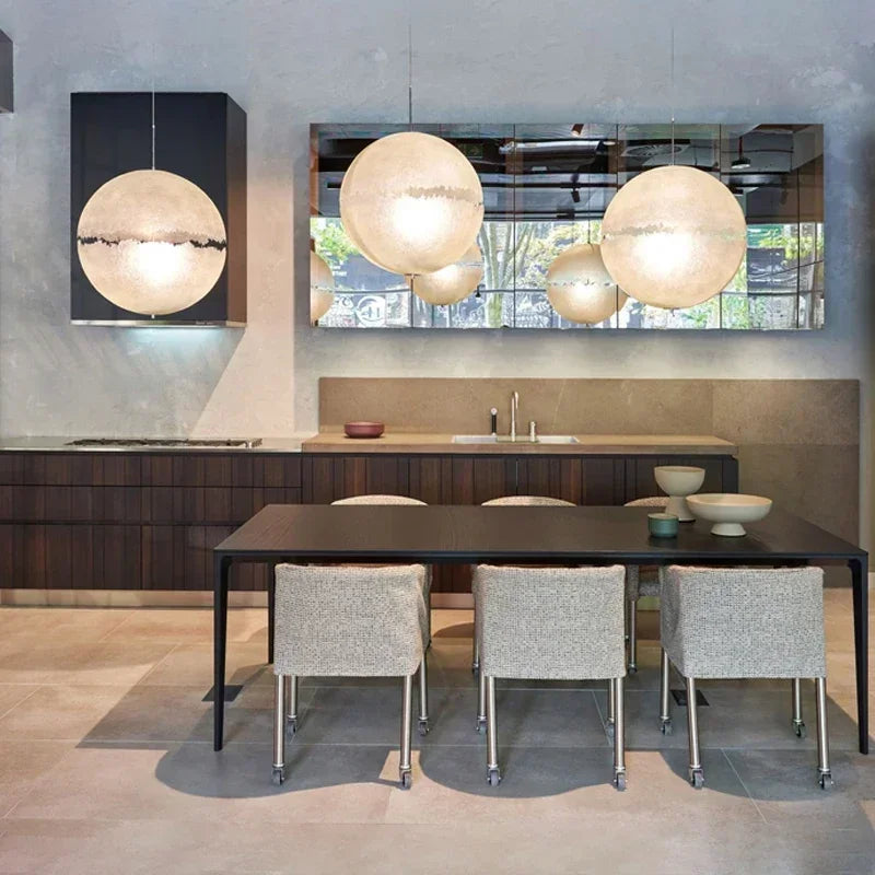 Luxo Jagged Globe Pendant Light | Celestre