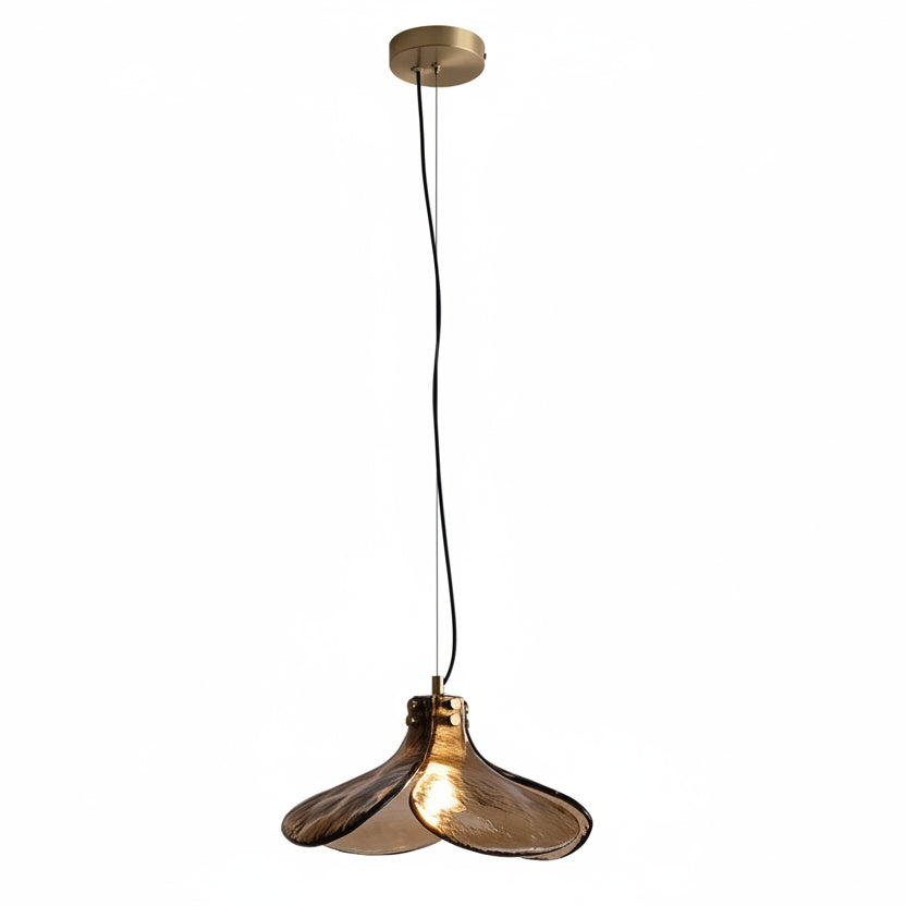 Fozi Stained Glass Leaf Pendant Light | Celestre