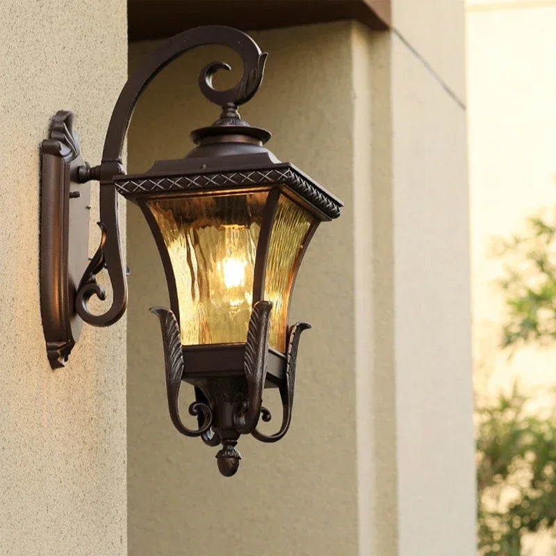 Lenu Retro Outdoor Wall Lantern H 62 cm | Celestre
