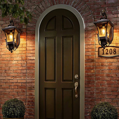 Lenu Retro Outdoor Wall Lantern | Celestre