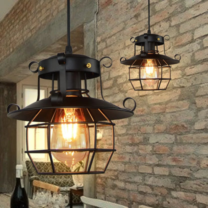 Kylo Cage Lantern Pendant Light | Celestre
