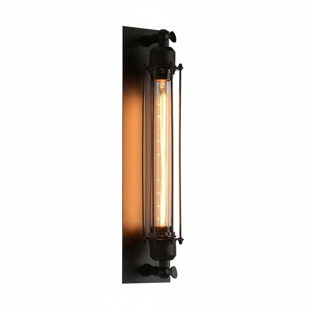 Renzi Vintage Tube Cage Wall Sconce | Celestre