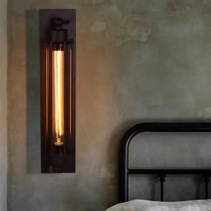 Renzi Vintage Tube Cage Wall Sconce | Celestre