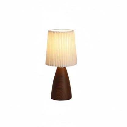Nelo Pleated Conical Table Lamp | Celestre