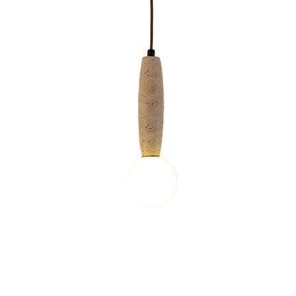 Piri Travertine Stacked Globe Pendant Light | Celestre