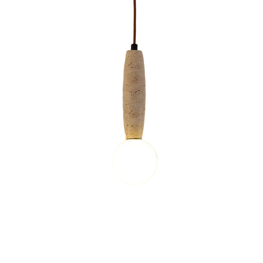 Piri Travertine Stacked Globe Pendant Light | Celestre