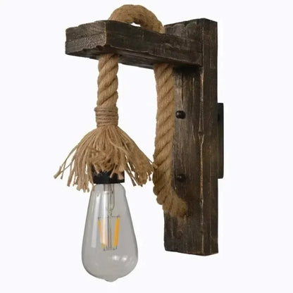 Brav Wood Bracket Suspended Wall Light | Celestre
