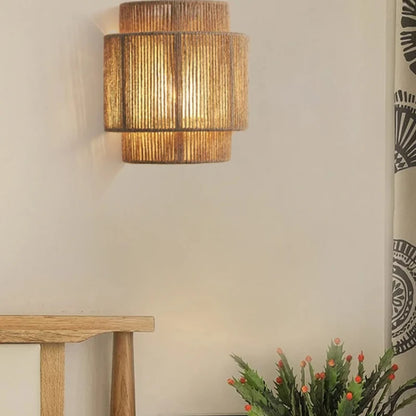 Rovi Natural Rattan Wall Light | Celestre
