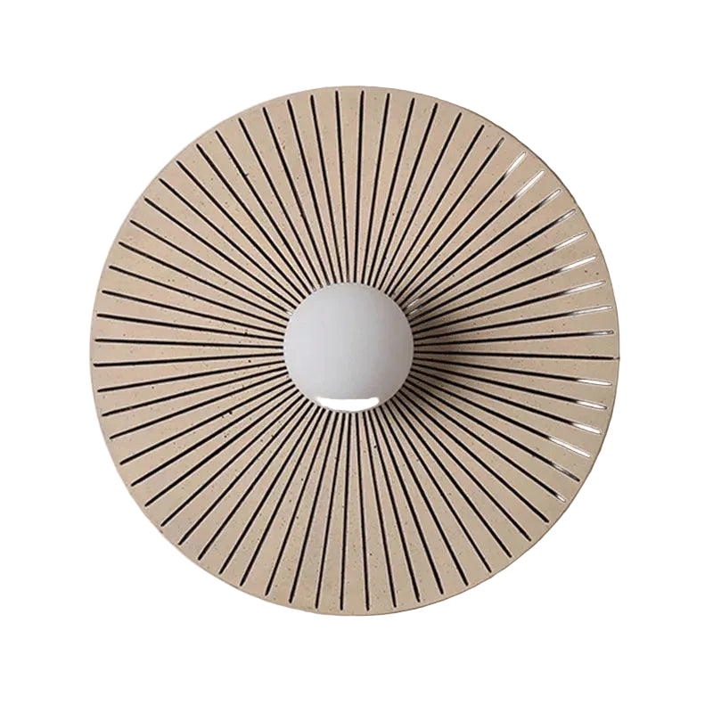 Dero Round Sunburst Wall Light | Celestre