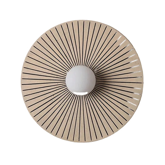 Dero Round Sunburst Wall Light | Celestre