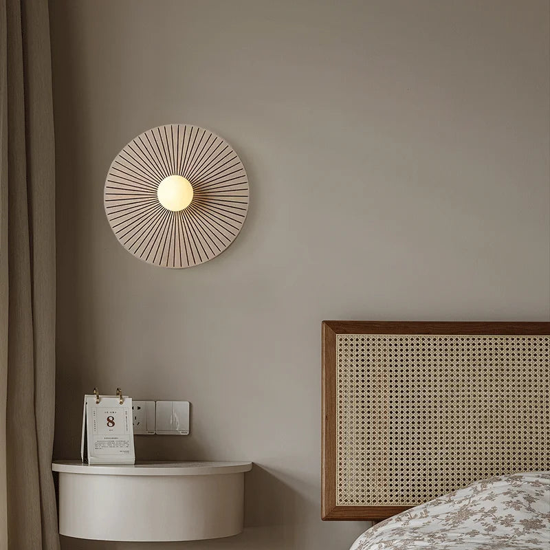 Dero Round Sunburst Wall Light D 30 cm | Celestre