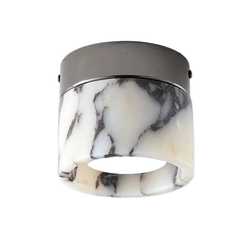 Fern Drum Marble Ceiling Light | Celestre