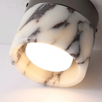 Fern Drum Marble Ceiling Light | Celestre