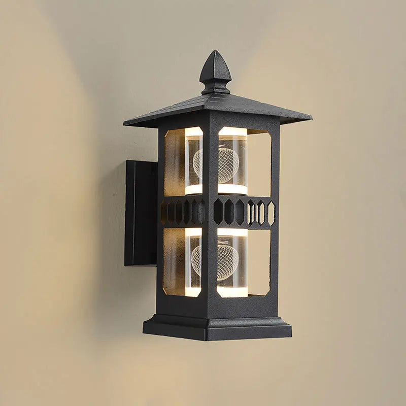 Fric Pagoda Lantern Outdoor Wall Light | Celestre