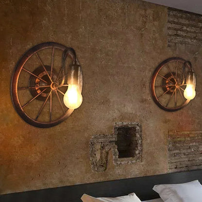 Luro Wheel Wall Light | Celestre
