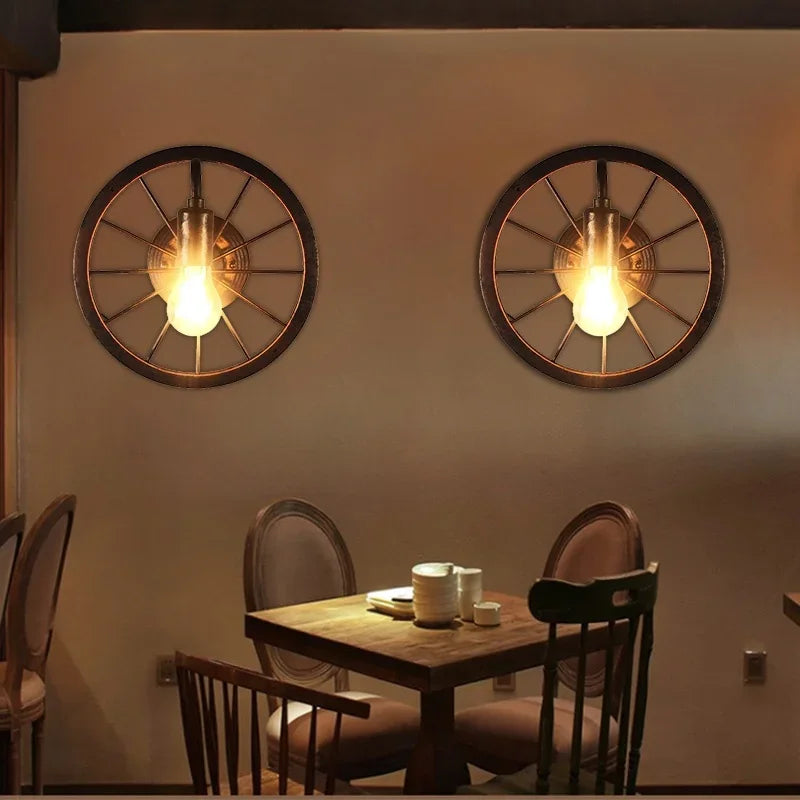 Luro Wheel Wall Light | Celestre