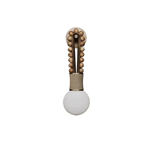 Zave Marble Beaded U Loop Wall Light | Celestre