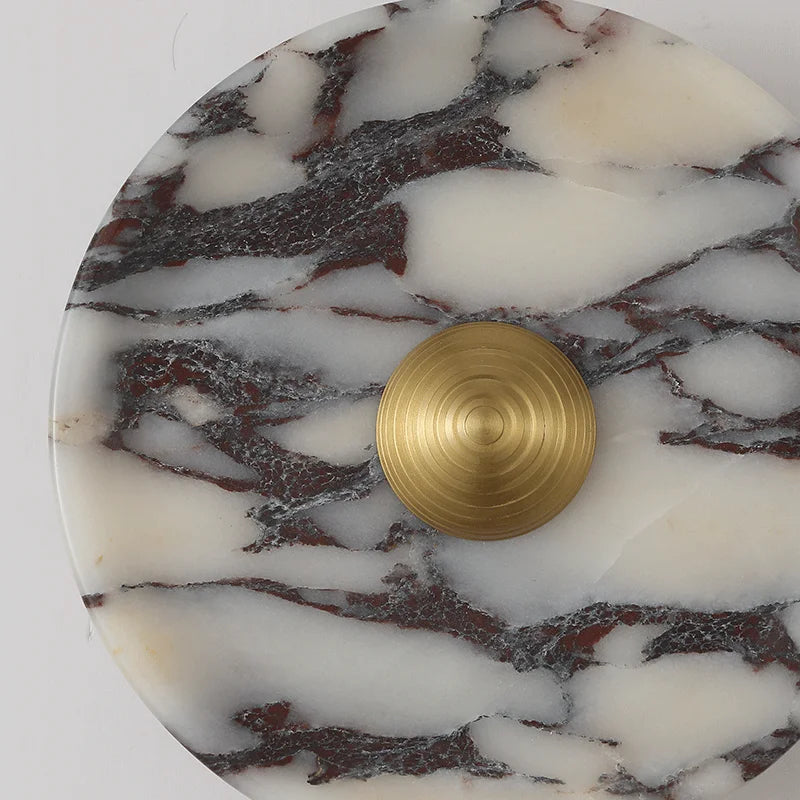 Levi Round Marble Wall Light | Celestre