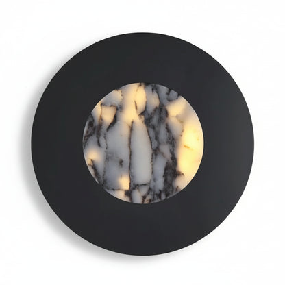 Syni Round Marble Wall Light | Celestre
