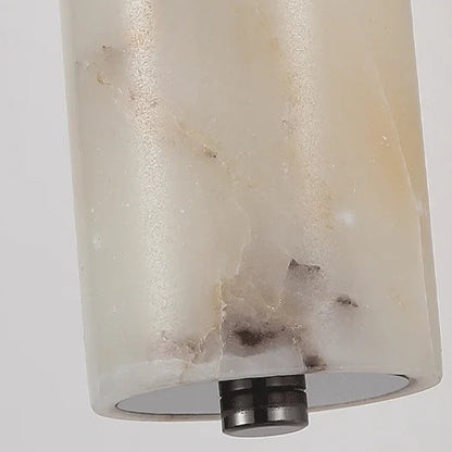 Cris Cylindrical Veined Alabaster Wall Light | Celestre