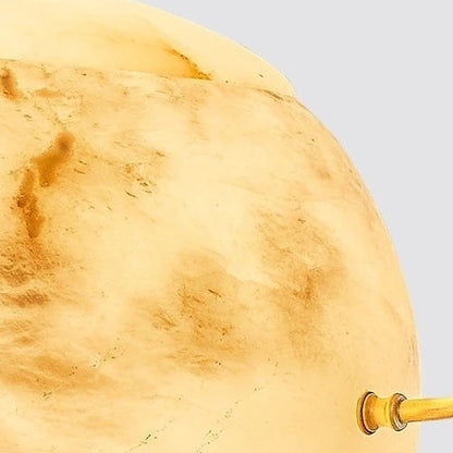 Jire Globe Alabaster Pendant Light | Celestre