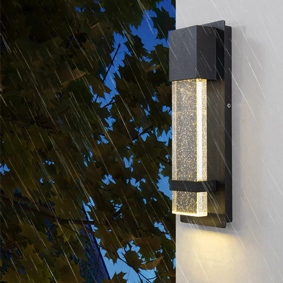 Duse Outdoor Rectangular Wall Light No Sensor | Celestre